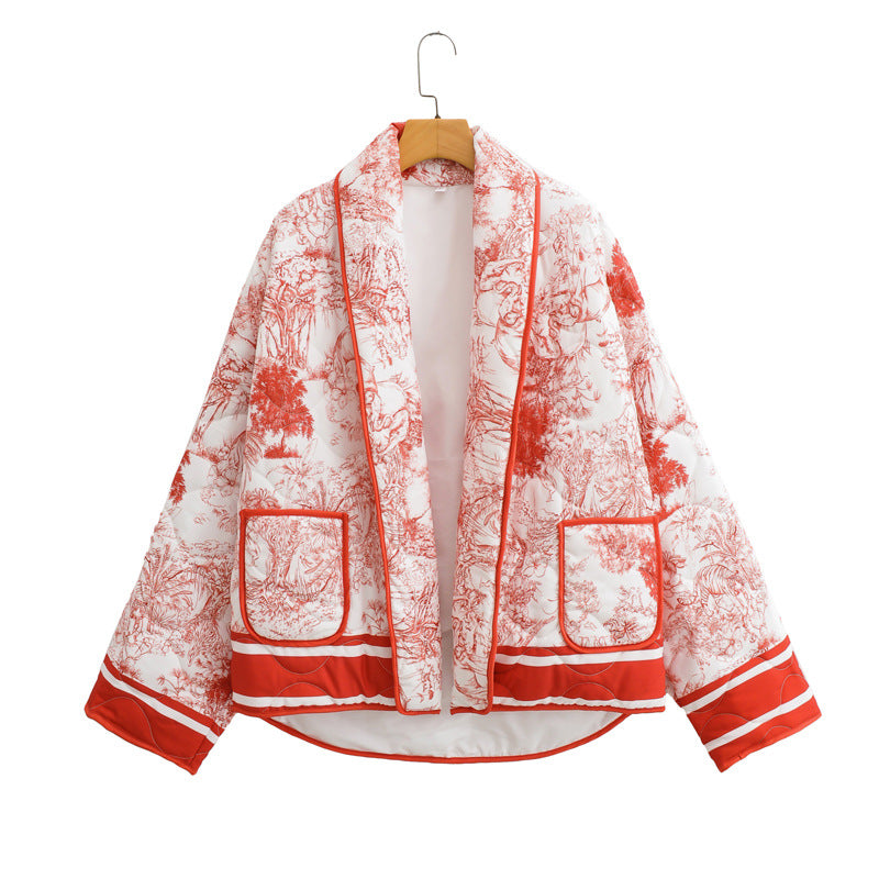 Estrella | Chaqueta acolchada estampada