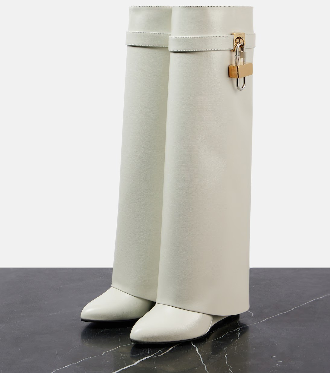 Shark | Botas blancas de diseño vanguardista