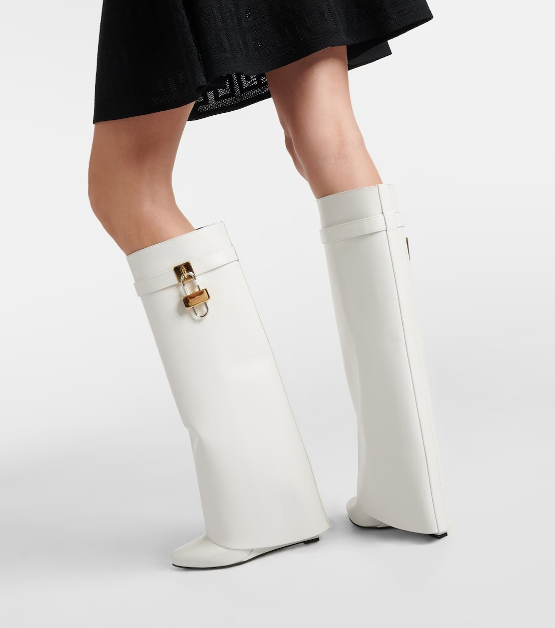Shark | Botas blancas de diseño vanguardista