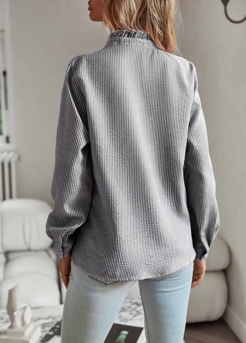 Marina | Blusa elegante de rayas