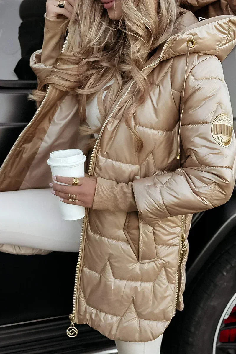 Valentina | Abrigo de invierno elegante con capucha