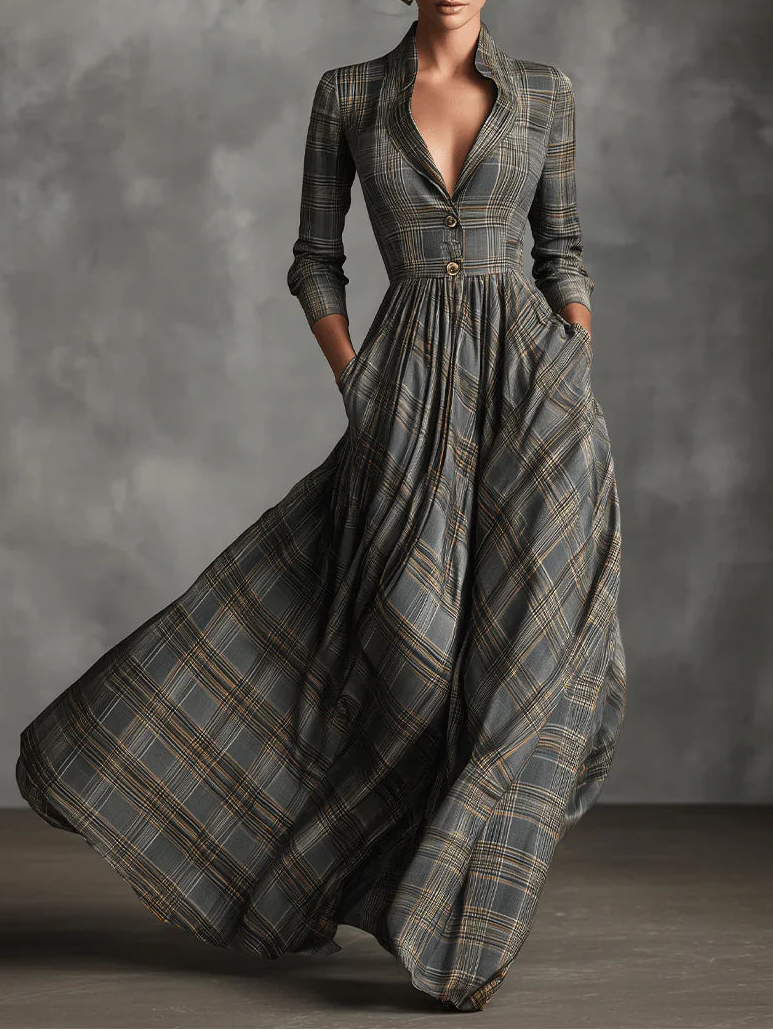 Eva ║ Vestido largo contemporáneo