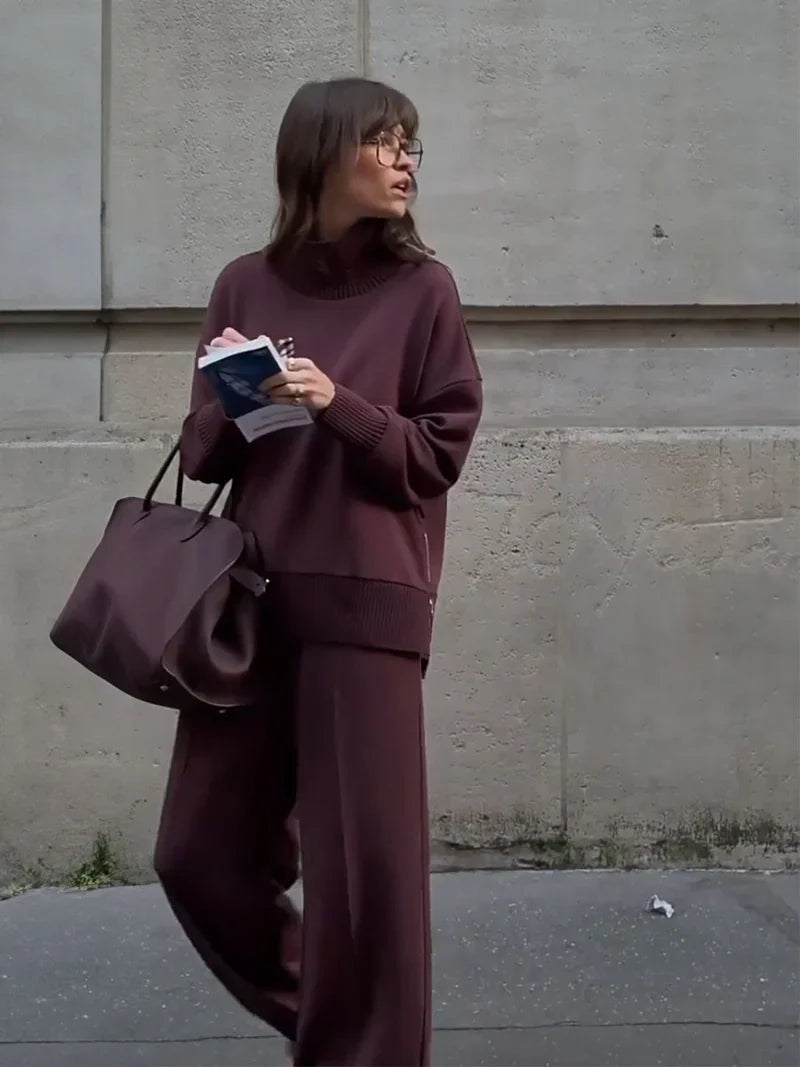 Aurora - Conjunto a juego de corte holgado