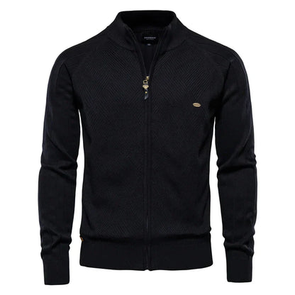 Nicolás | Suéter-chaqueta de algodón premium