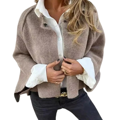 Cristal | Chaqueta Corta con Mangas Acampanadas