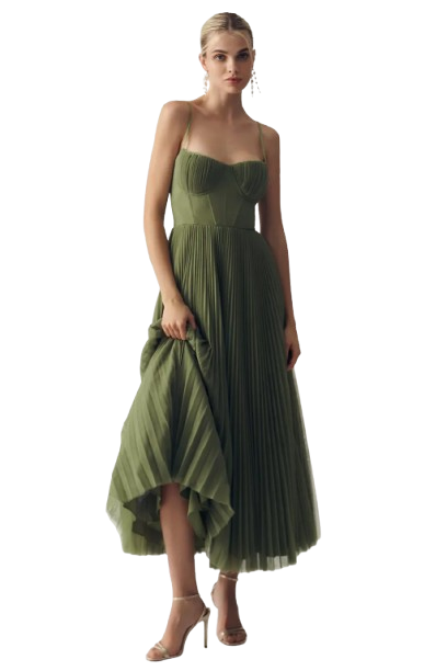 Bali | Vestido midi con corsé