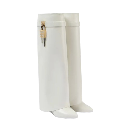 Shark | Botas blancas de diseño vanguardista