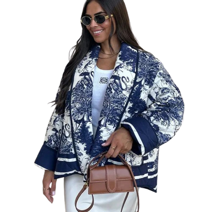 Estrella | Chaqueta acolchada estampada