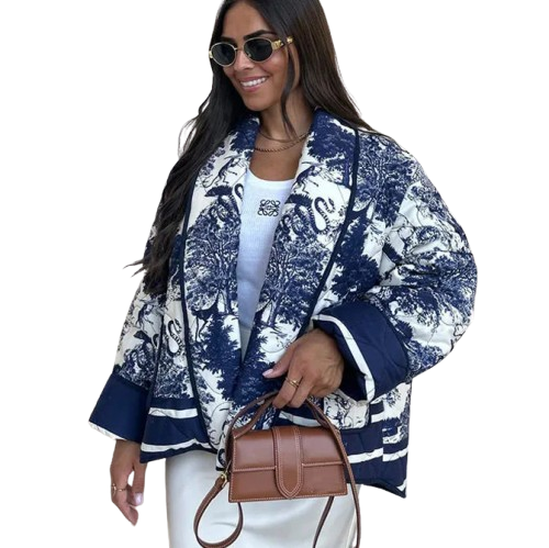 Estrella | Chaqueta acolchada estampada